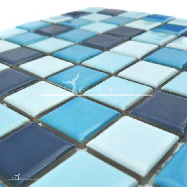 Artema ceramic dark blue mosaic porcelain tile mix