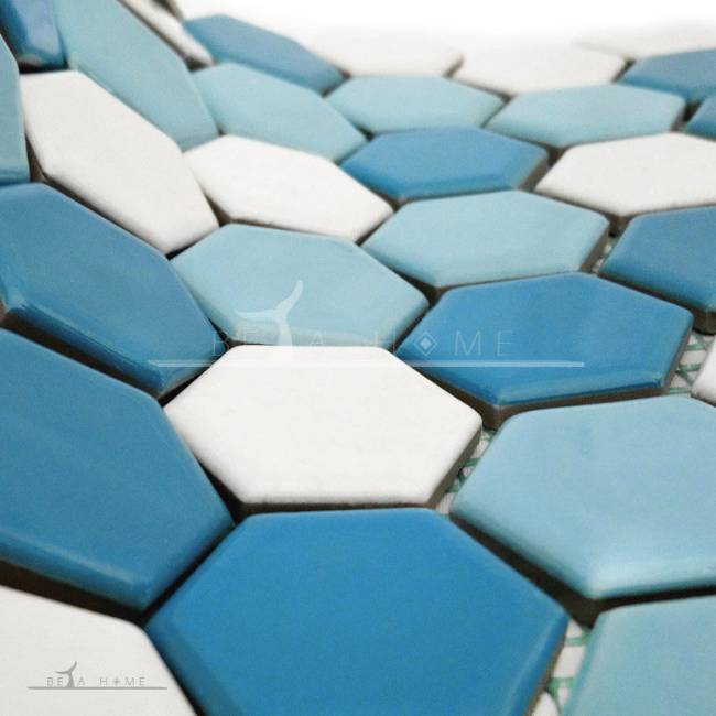 Artema ceramic bright olympic hexagonal mosaic mix