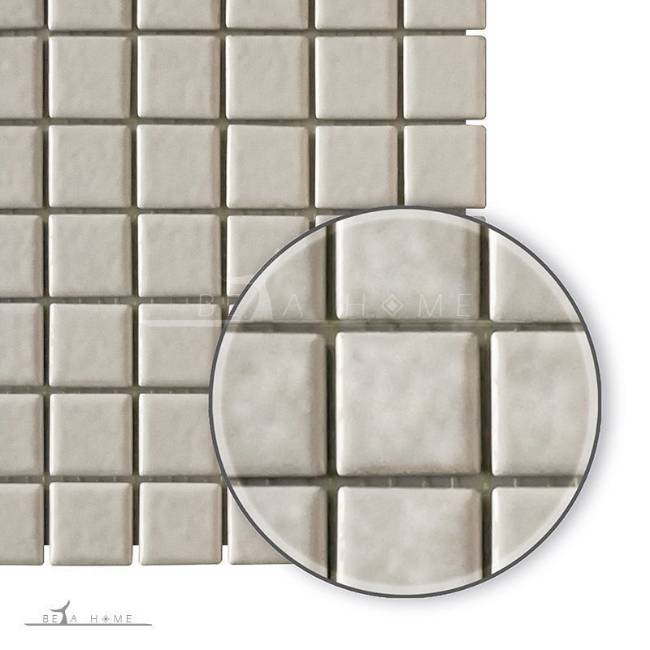 Artema ceramic white cloudy mosaic tiles