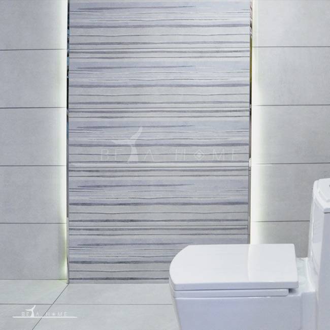 Goldis tile lino line decorative bathroom feature wall tile