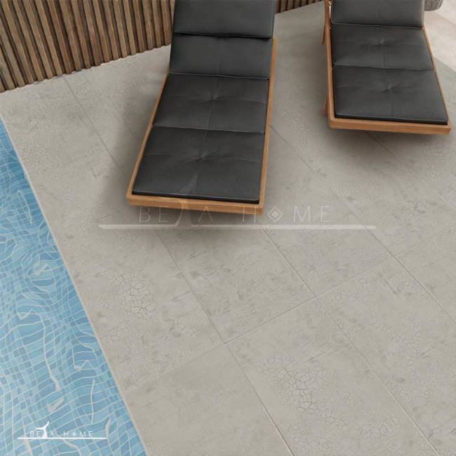 Helious stone pattern grey tile
