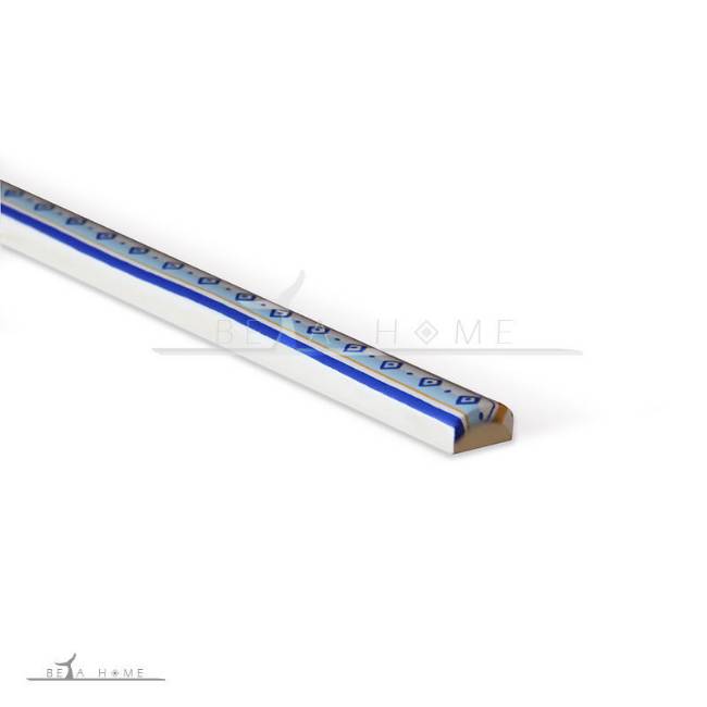 Matito blue pencil border tile