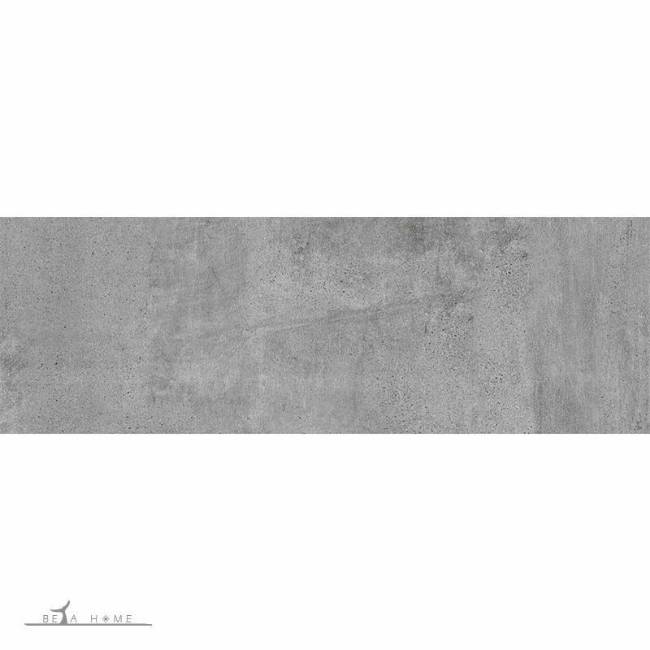 Lino dark grey cement effect tile 90 x 30