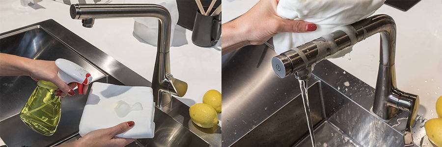 How to clean taps