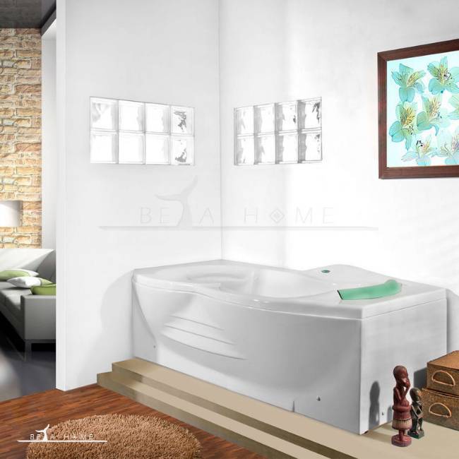 Helena relaxing bath also available with whirlpool features