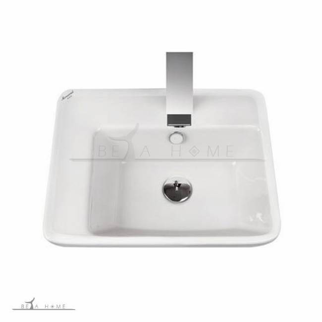 Front view of Aida cabinet top sink