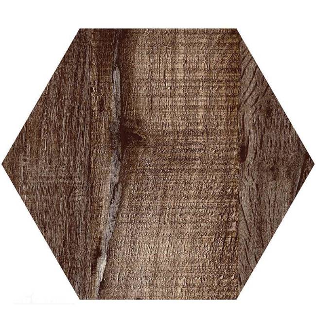 goldis palm hexagon wood effect tile